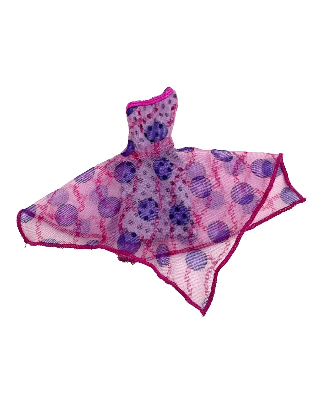 Monster High Doll Spectra Vondergeist Dot Dead Gorgeous Purple Polka Dot Dress